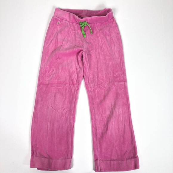 Lilly Pulitzer Other - Lilly Pulitzer Pink Velour Sweatpants Soft 7
